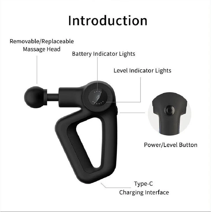 Triangle Heated Percussion Massage Gun